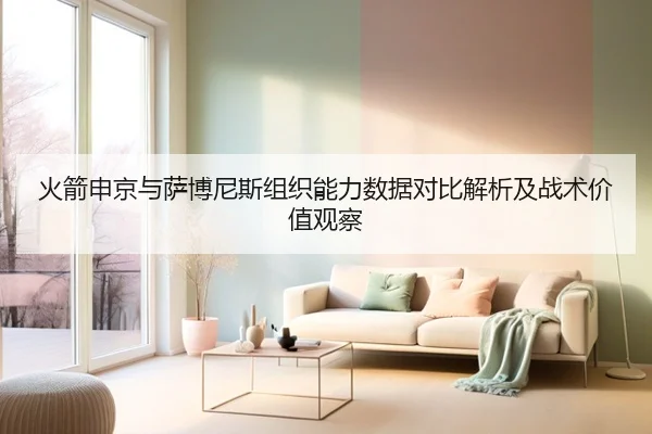 火箭申京与萨博尼斯组织能力数据对比解析及战术价值观察